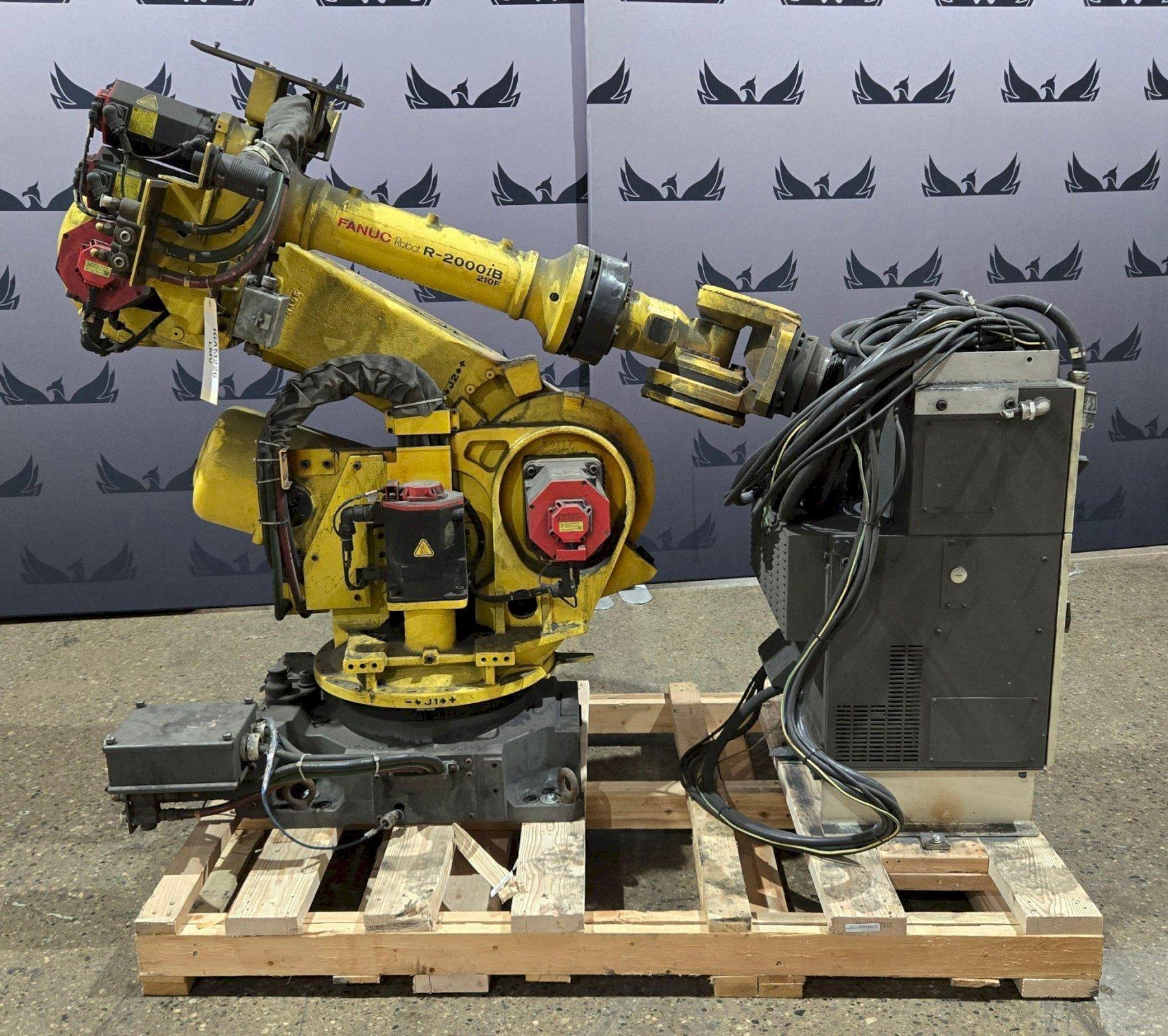 FANUC R-2000IB/210F + R30IB ROBOT ARM AND CONTROL CABINET USED