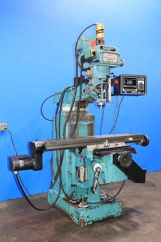SOUTHWESTERN INDUSTRIES PROTO-TRAK 2-AXIS CNC VERTICAL MILL MODEL: SPORT K3 w/M-2 CONTROL