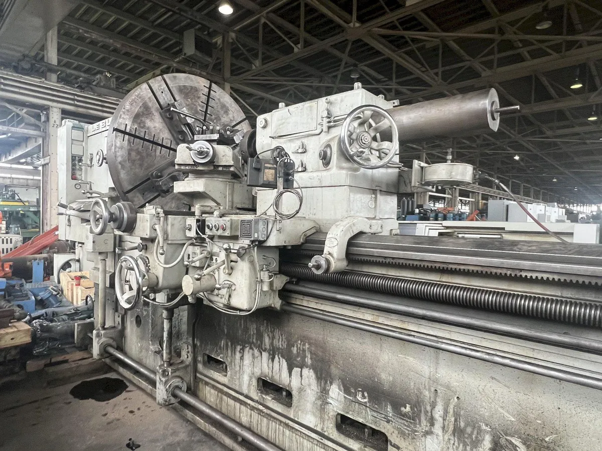 50" /130" X 230-362" LEBLOND MODEL 4025-36 HEAVY DUTY SLIDING BED GAP LATHE, 3" HOLE
