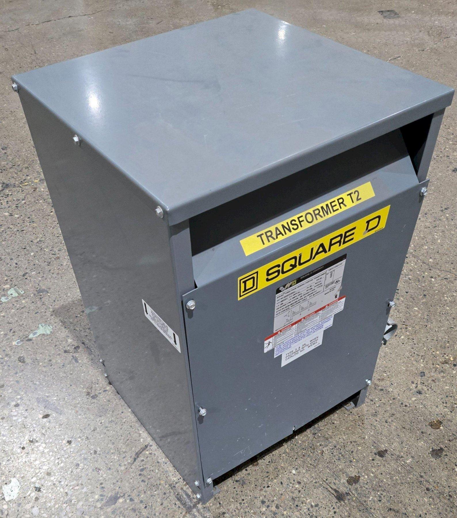 SQUARE D EE45T212HCU 45KVA 480Y/277 – 208V TRANSFORMER USED