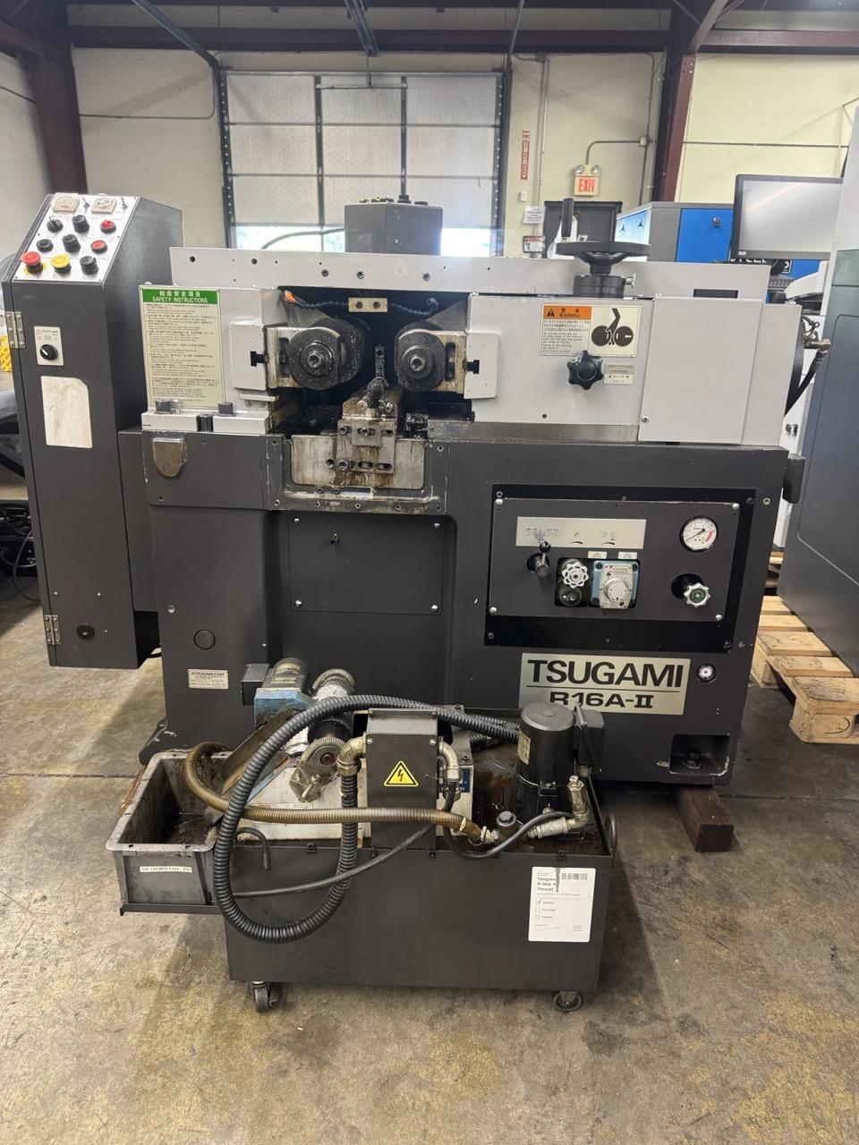 Tsugami R16A-II 16-Ton Two-Die Precision Thread Rolling Machine, 2015 – 75mm Capacity