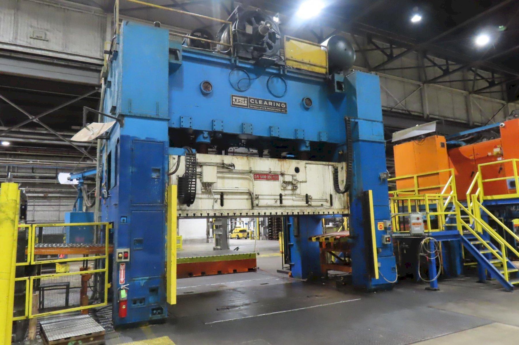 500 Ton Clearing Blanking Line with Automatic Feed Line and Atlas Stacker