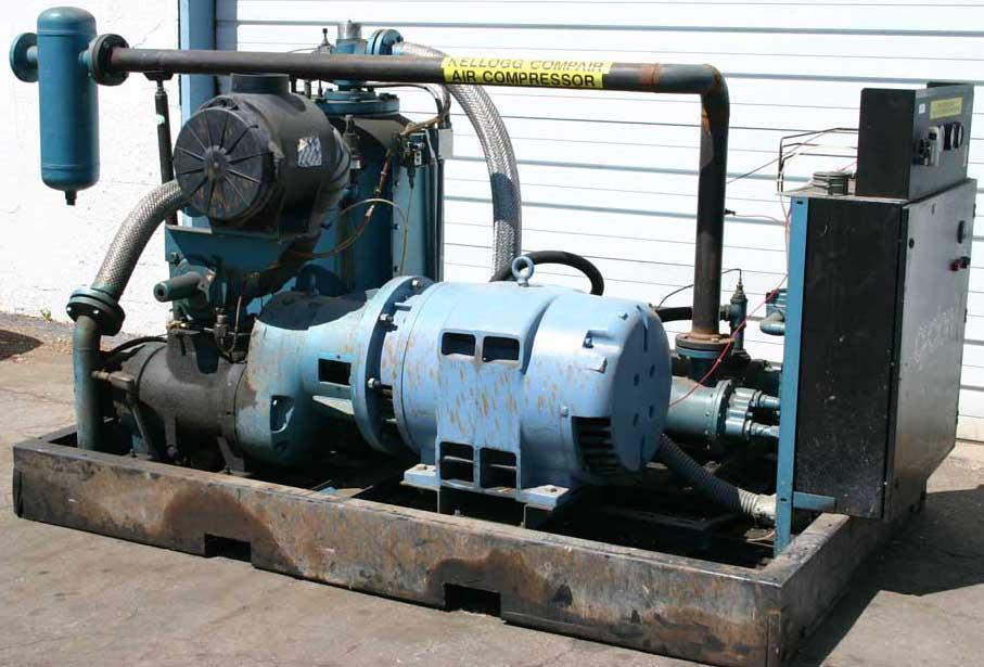 250 HORSEPOWER KELLOGG ROTARY SCREW AIR COMPRESSOR: STOCK #19729
