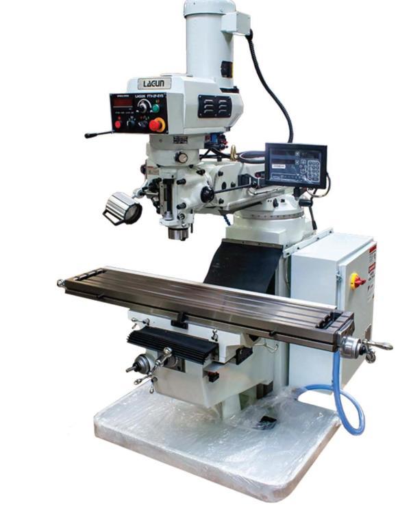 1 - NEW LAGUN VERTICAL ELECTRONIC VARIABLE SPEED (EVS) KNEE MILL, MODEL #: FTV-2FE