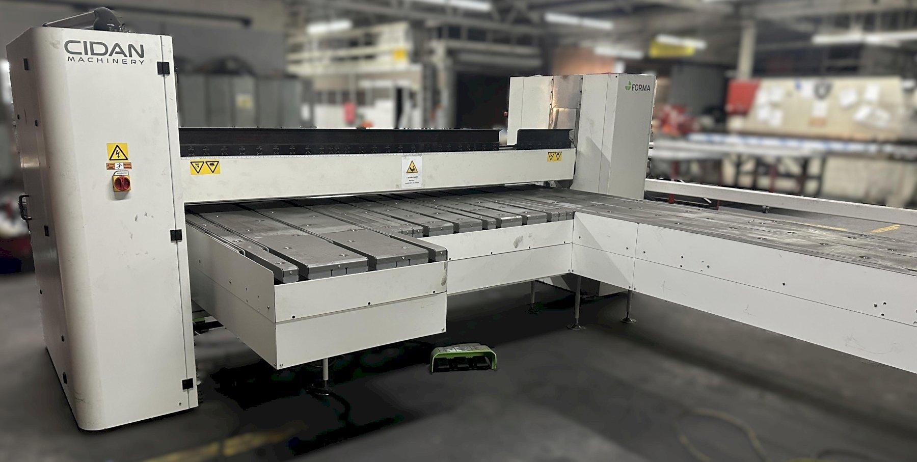 CIDAN FORMA 30 Folder w/ 11 ga Mild Steel x 122", Automatic Combi-Beam with 4.9" High Segmented tooling, ProLink Control, 61" Adjustable Height Backgauge
