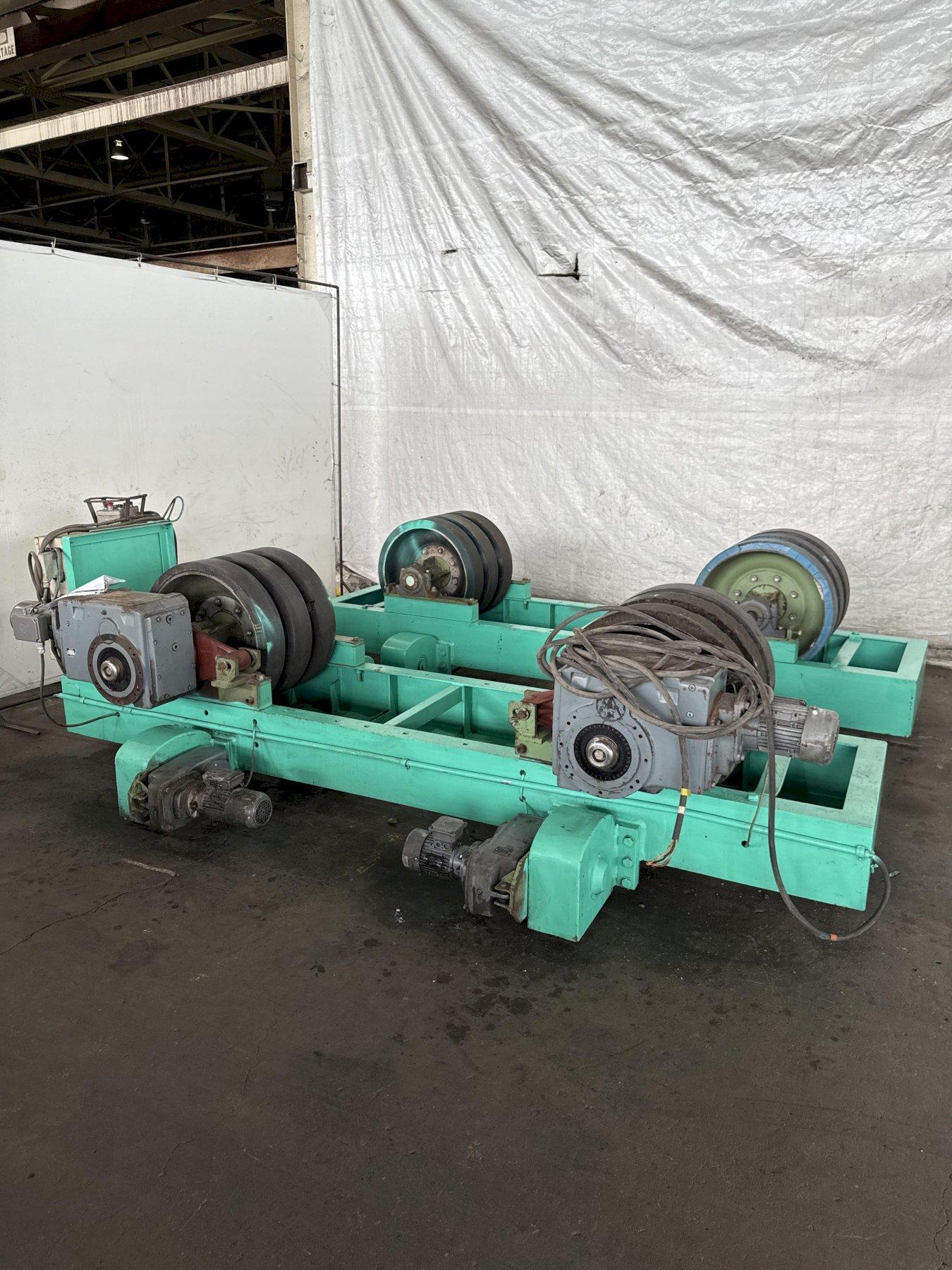 120 TON ARONSON TANK TURNING ROLL SET. STOCK # 0343325