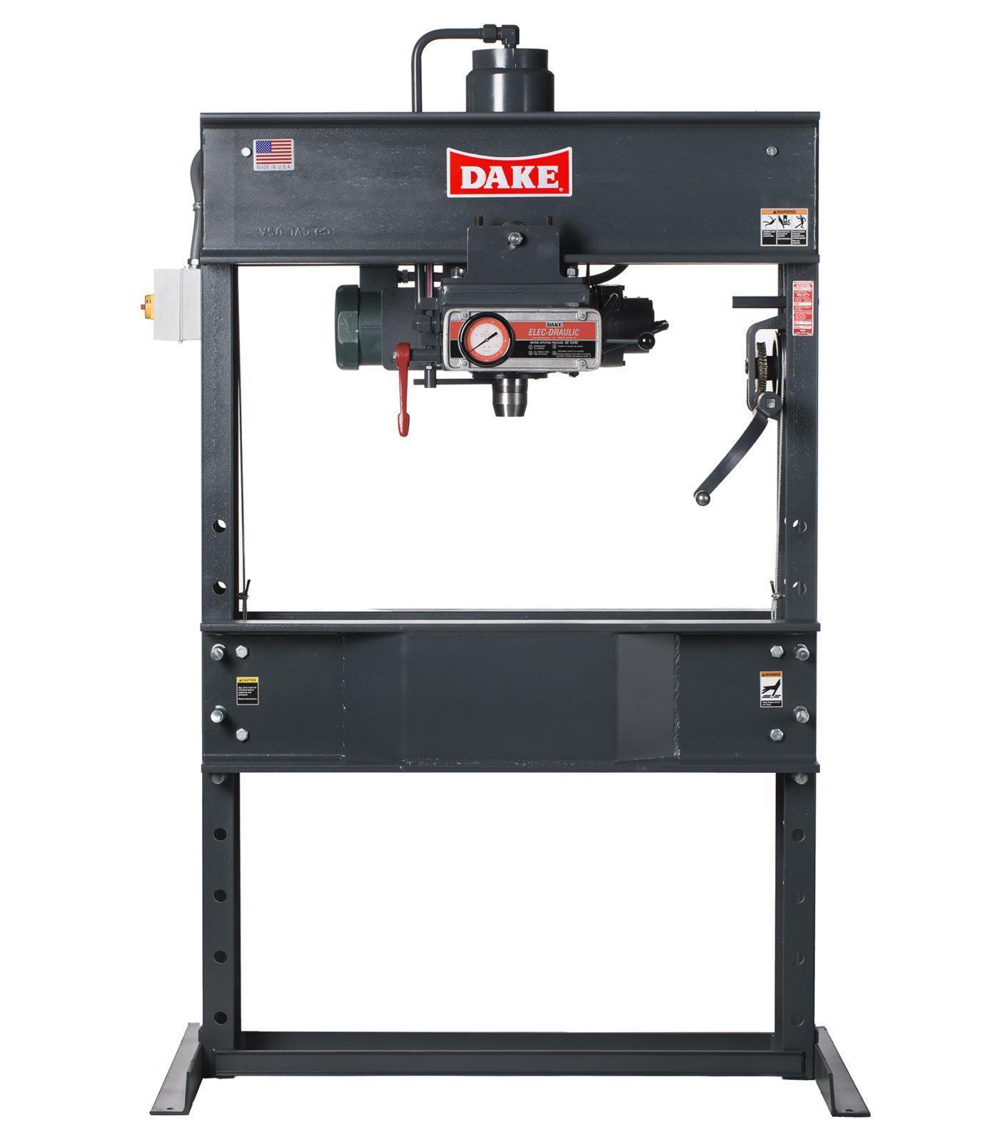 (1) NEW DAKE ELEC-DRAULIC I HYDRAULIC PRESS, MODEL #: 5-075