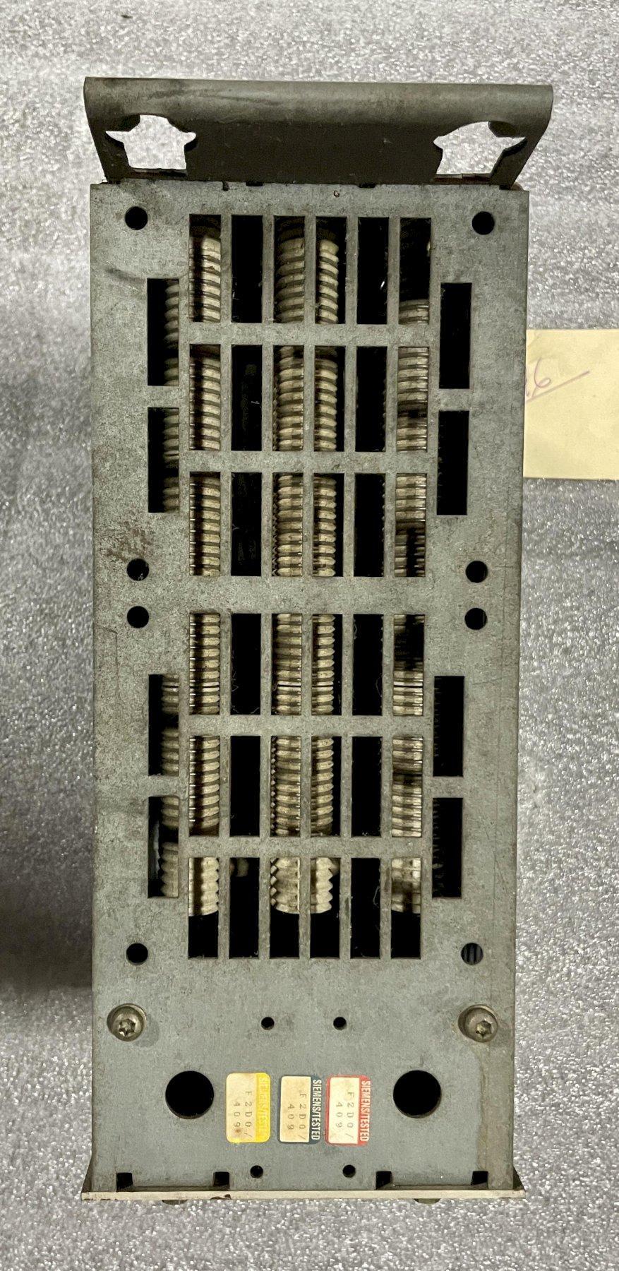 Cincinnati Milacron Regen Resistor 1-672-1018305, Siemens G20 462 000 7033 00 AS Resistor