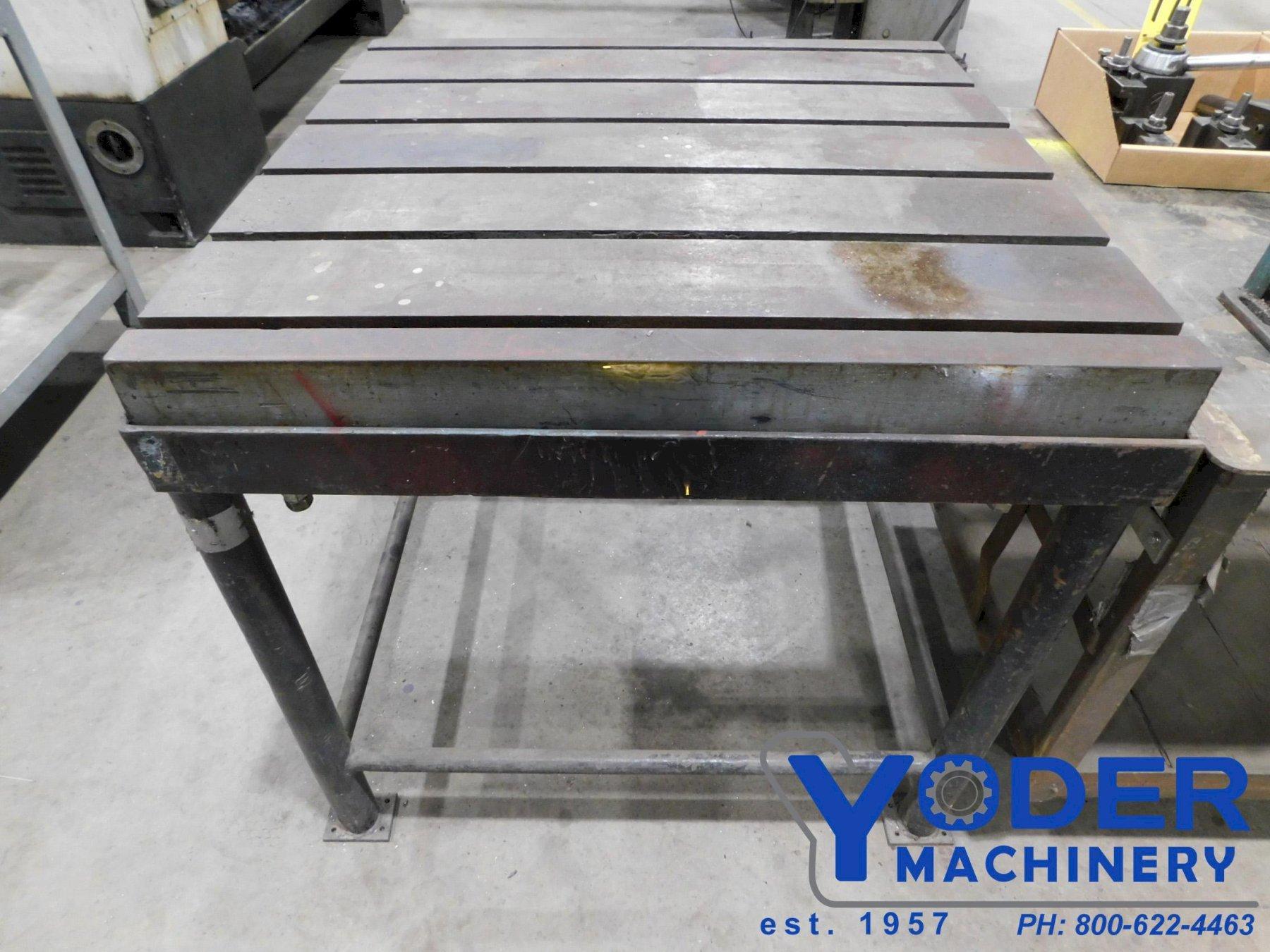 36" X 36" T-SLOTTED PLATE WITH STAND: STOCK #78068