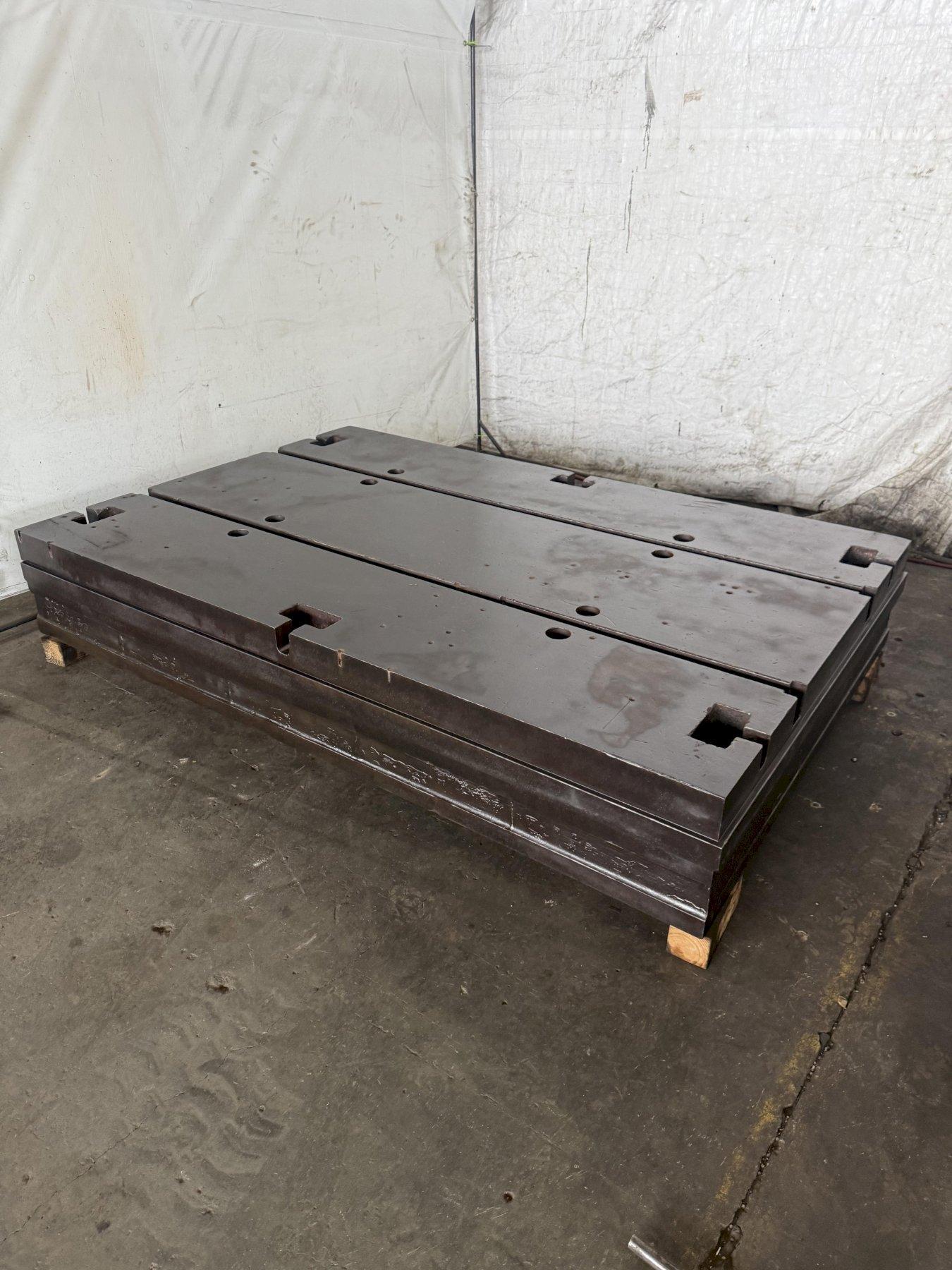 60" X 90" X 14" T-SLOTTED FLOOR PLATE. STOCK # 0632121
