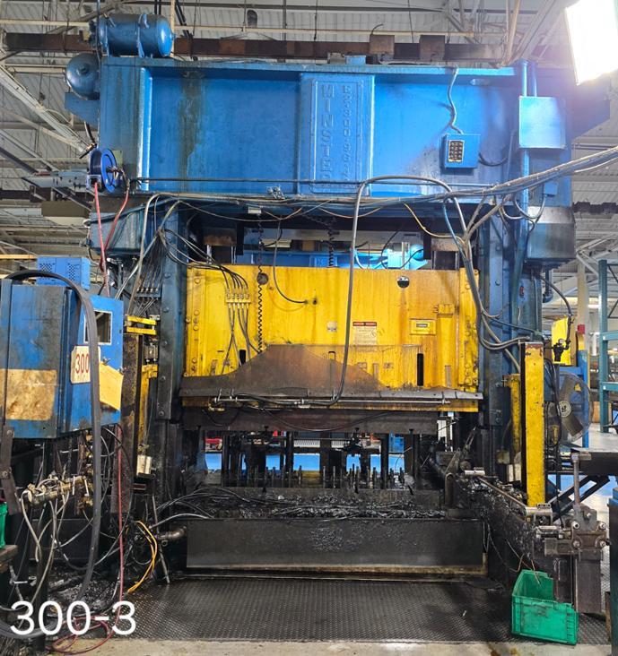 300 Ton Minster Straight Side Press