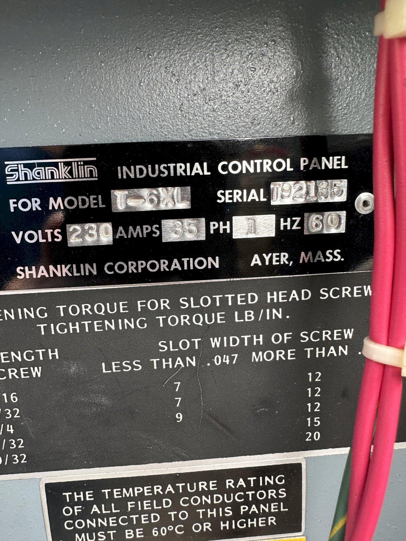 SHANKLIN T-6XL Heat Shrink Tunnel