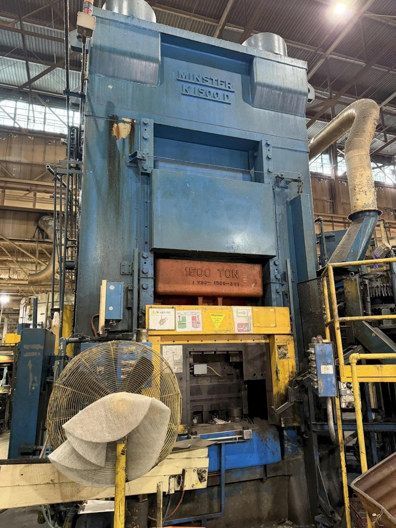 1500 TON MINSTER KNUCKLE JOINT PRESS