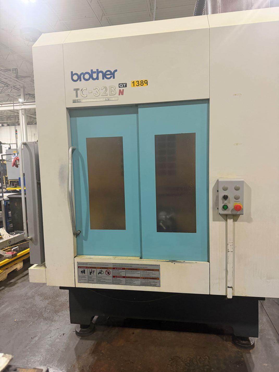 Brother TC-32BN/QT CNC Tapping Center, 2013 – Pallet Changer