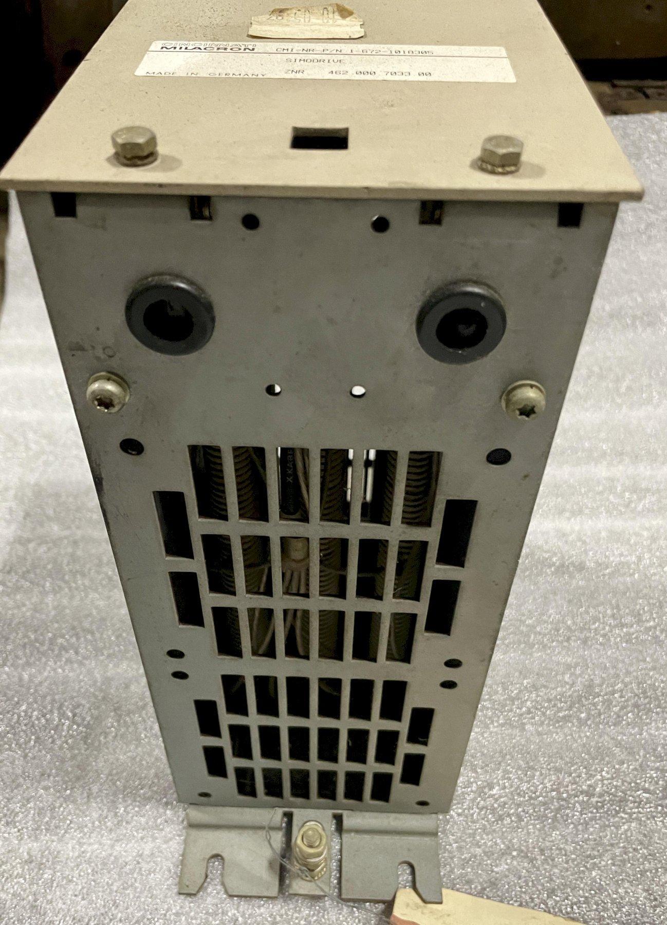 Cincinnati Milacron Regen Resistor 1-672-1018305, Siemens G20 462 000 7033 00 AS Resistor