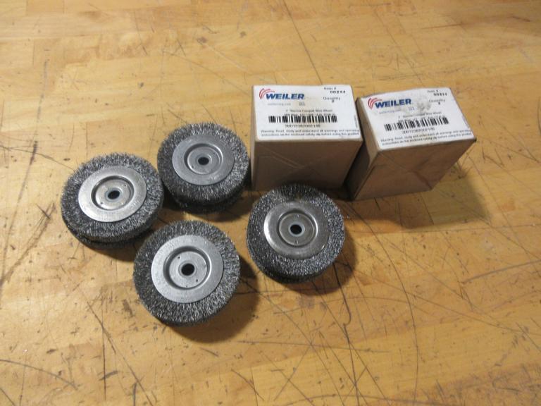 Weiler 3" Narrow Crimped Wire Wheels  00214- Auction Item