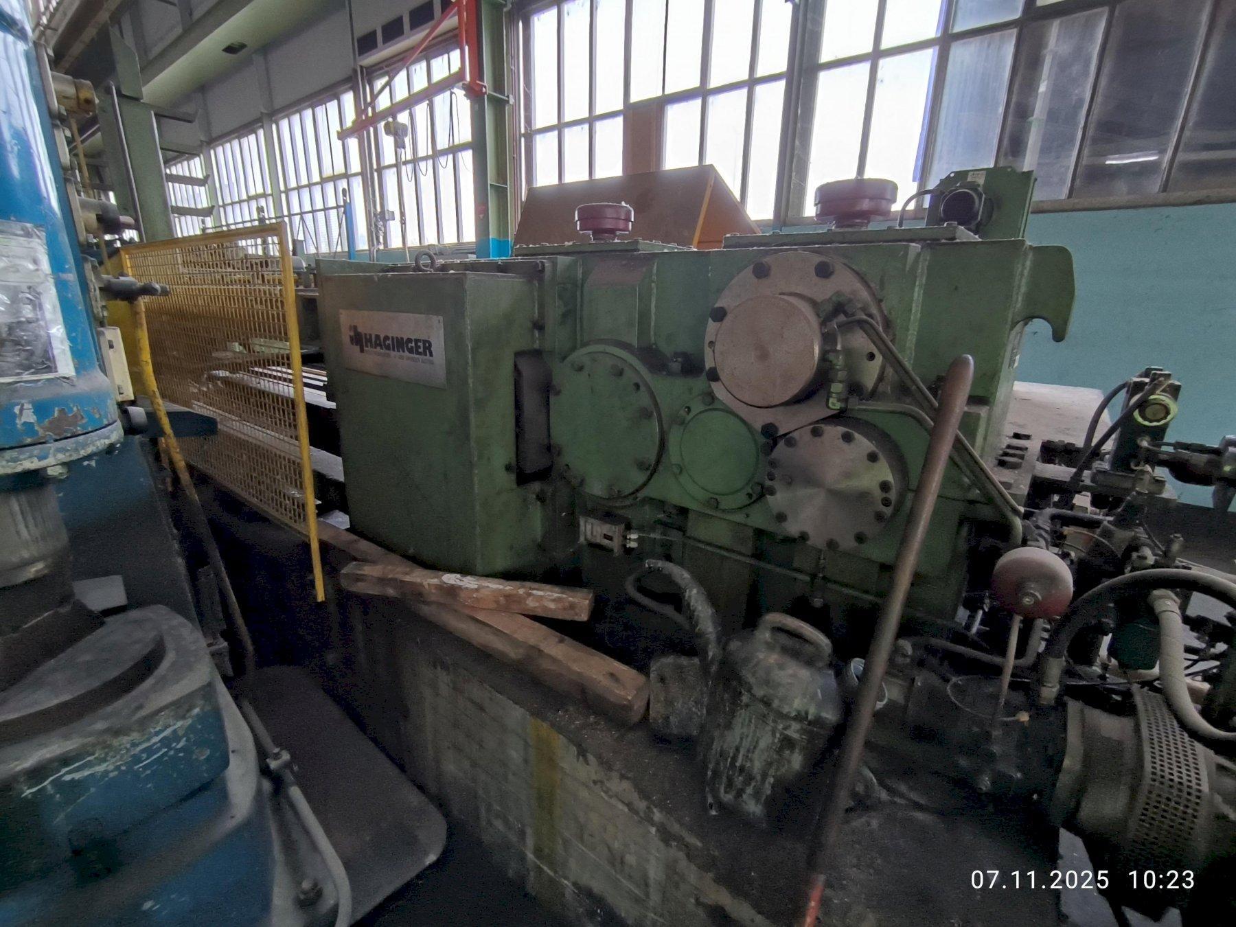 25 TON HAGINGER 3-DIE TUBE DRAW BENCH