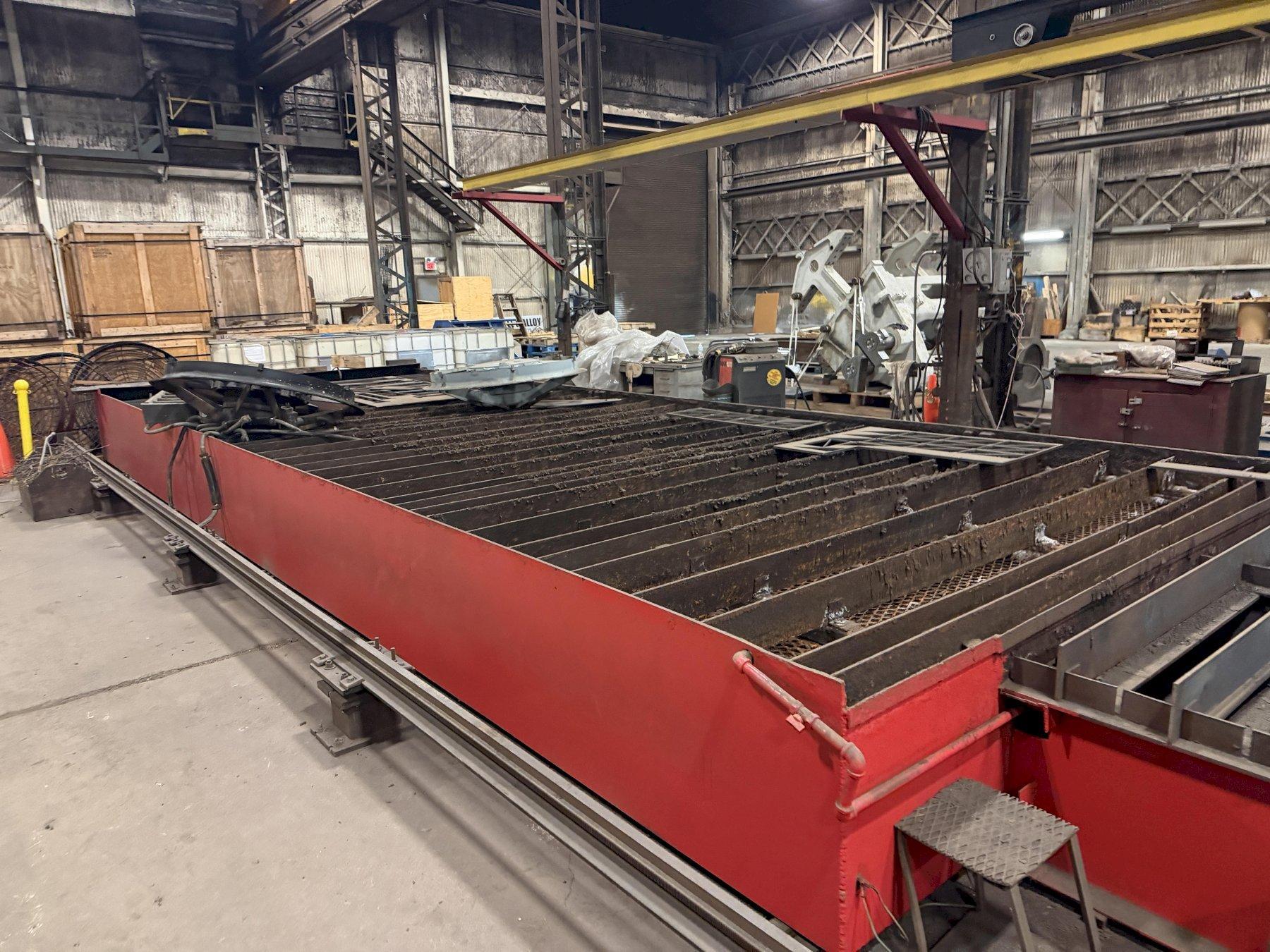 102"/120" X 360" CUTTING SYSTEMS/HYPERTHERM HPR-260 PLASMA CUTTING TABLE. STOCK # 1086826