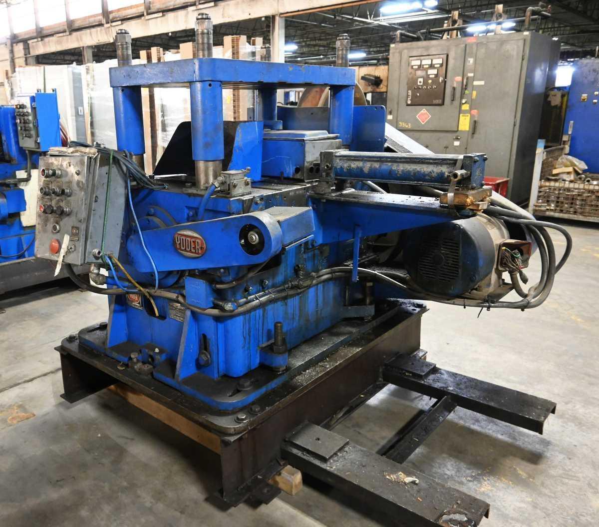 50 Ton x 4" YODER P50 4-Post Cut-Off Press