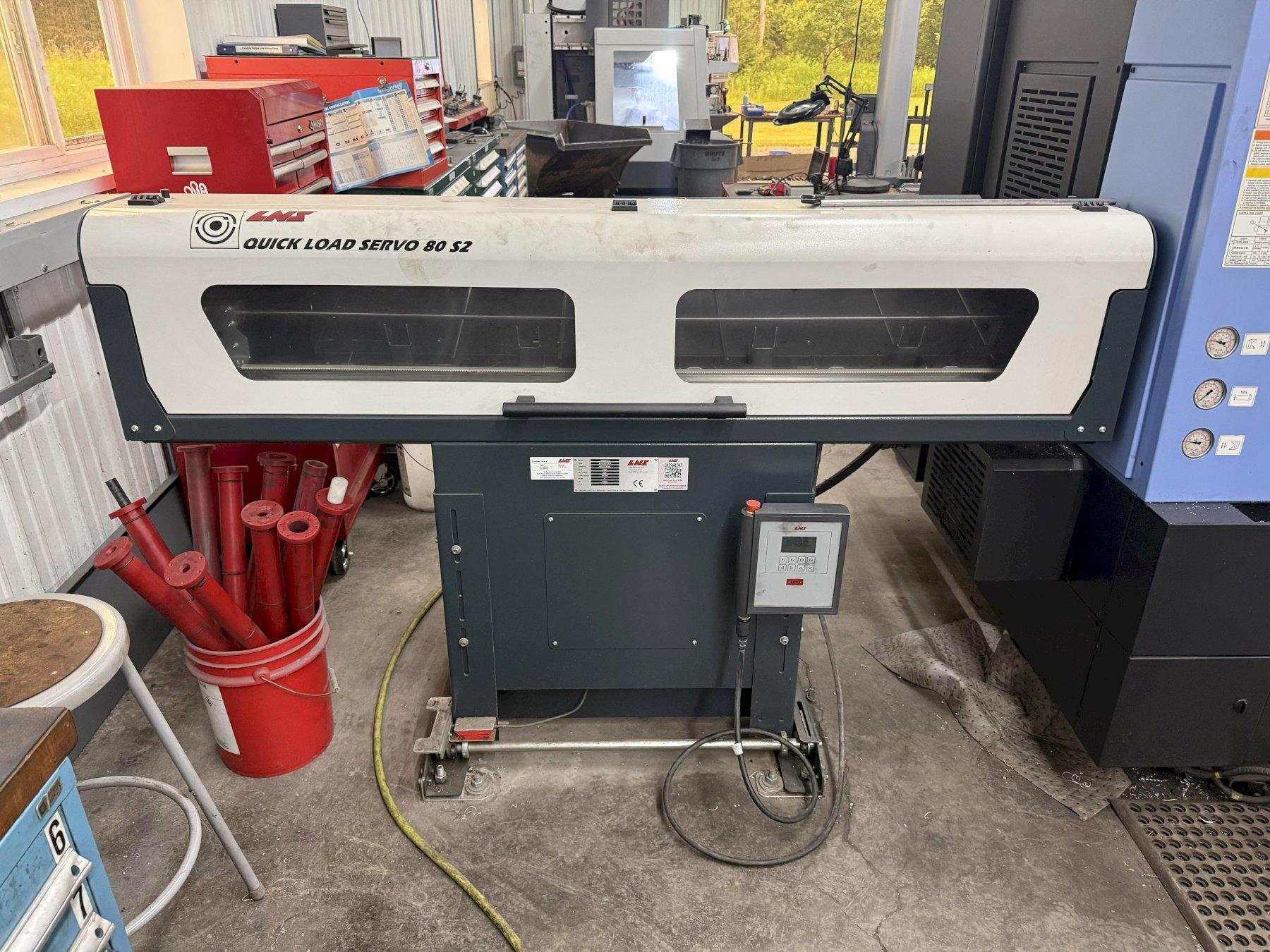 2021 LNS Quick Load Servo 80 S2 Used Bar Feeder For Sale