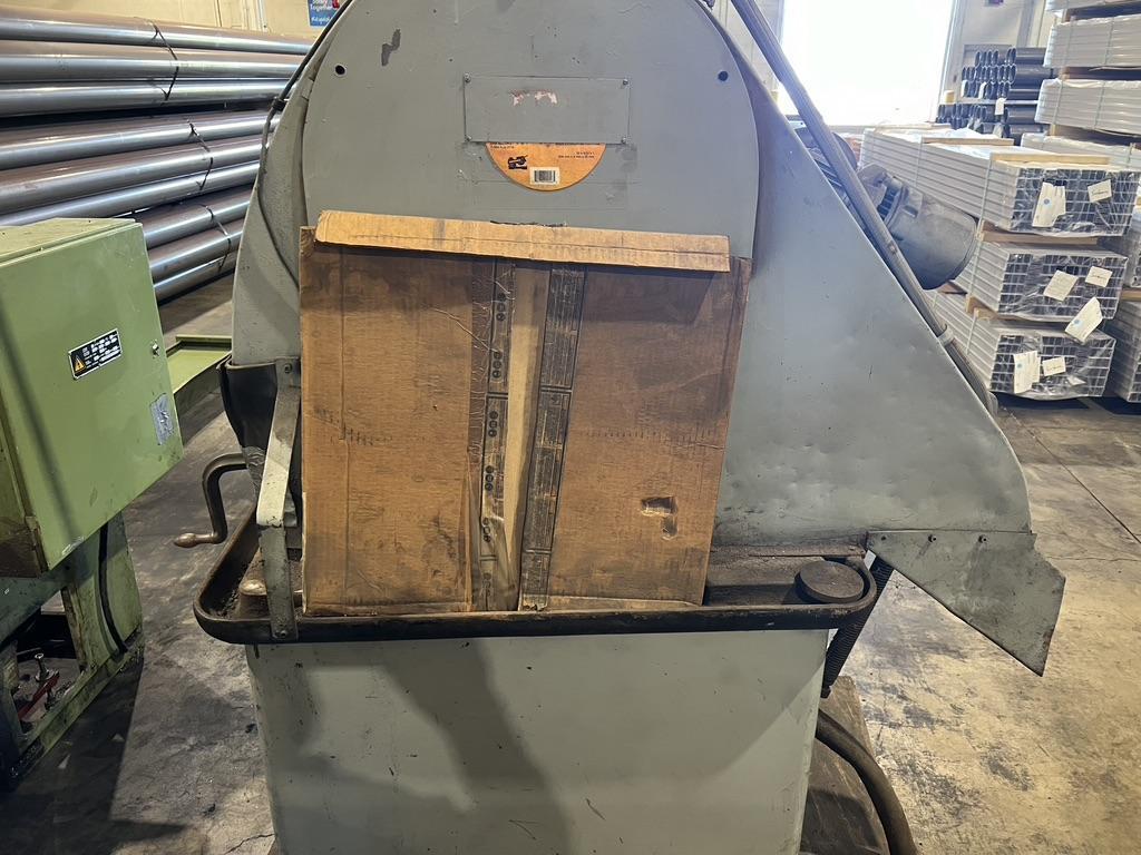 STONE 20" ABRASIVE SAW, MODEL M120, 10 HP MOTOR, 2150 RPM BLADE SPEED
