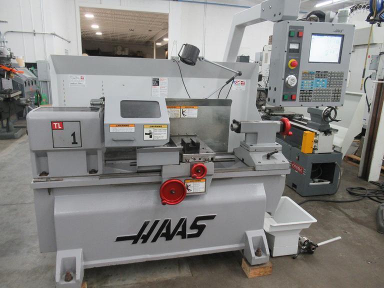 Haas TL-1 CNC Toolroom Lathe with Tailstock, 3 Jaw Chuck, Coolant, Tool Post, 5C Closer