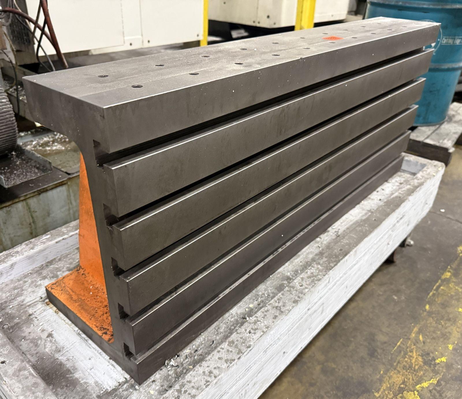40" LONG x 16" HIGH T-SLOTTED RIGHT ANGLE PLATE: YOBRO #25204