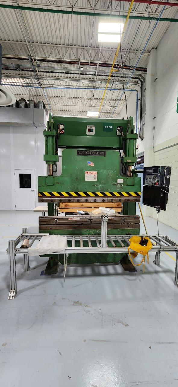 60 Ton x 6' Cincinnati 60CBIIX4 CNC Hydraulic Press Brake