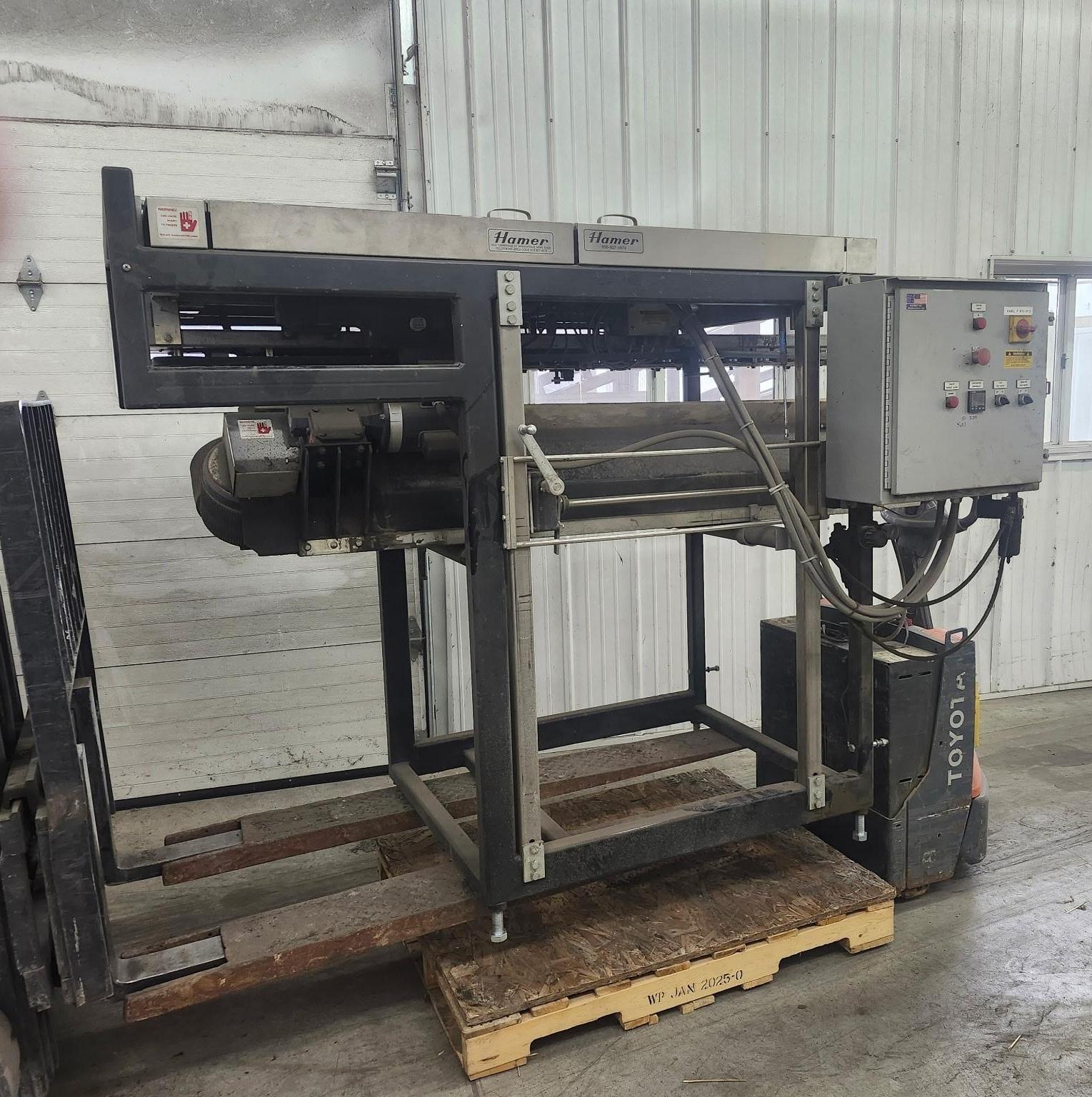 Hamer 2080 Automatic FFS Bagging Line, 2001 – Form Fill Seal, Hot Knife Sealer