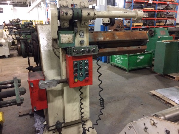 Egan Press Partner Pull Off Coil Reel and Load Car Uncoiler 10,000 Lbs.