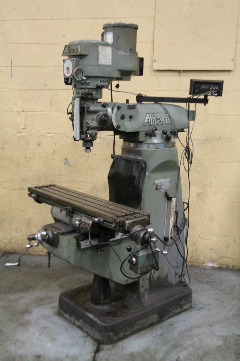 2 HP ALLIANT RAM TYPE VERTICAL MILL: STOCK #65965