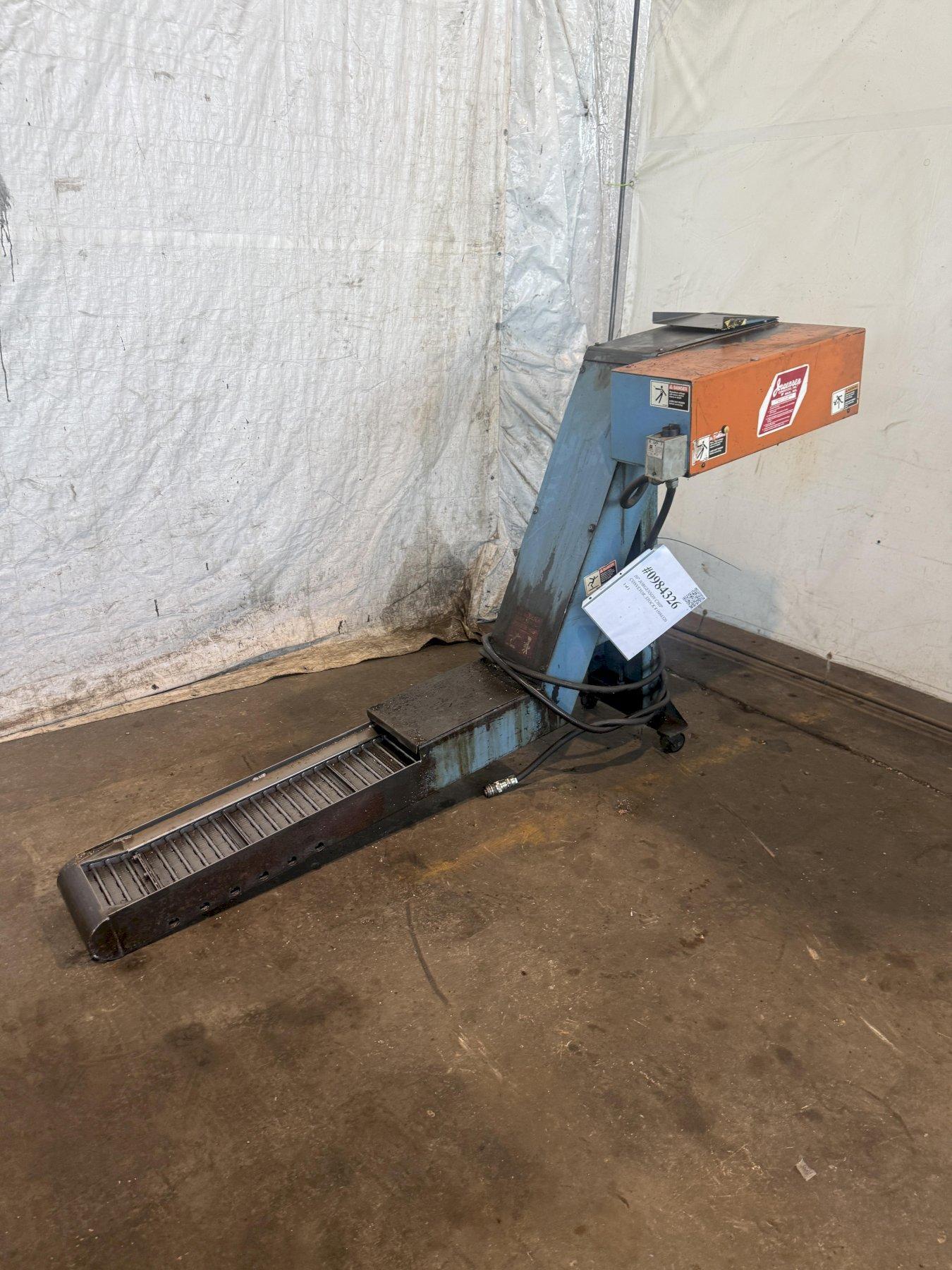 10" JORGENSON CHIP CONVEYOR. STOCK # 0984326