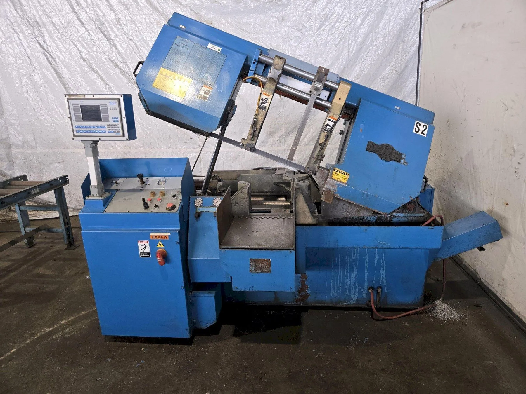 14" X 16" CAPACITY DOALL MODEL #C1-4100NC AUTOMATIC HORIZONTAL BANDSAW: YOBRO #25754