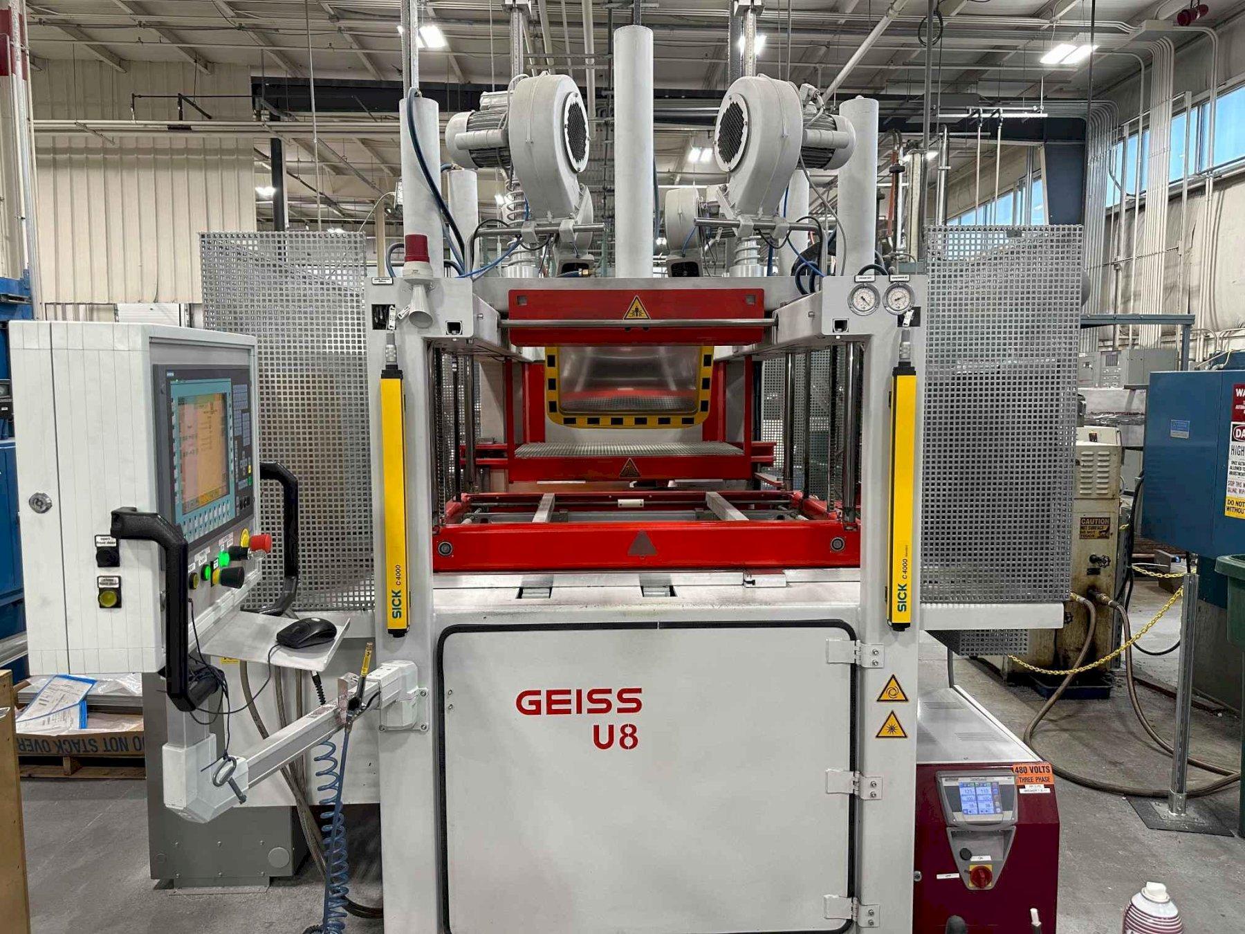 Geiss Semi-Automatic Thermoforming Machine – DU 1000×610×300 U8 – 2019 – 39″ x 24″ Forming Area