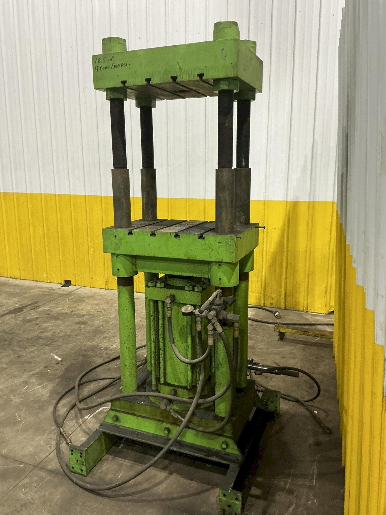 HYDRAULIC 4-POST UPACTING PRESS: YOBRO #25324