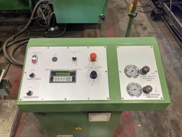 PEDDINGHAUS PCD-1100 BEAM DRILL LINE WITH 1100-510 DG MITER SAW