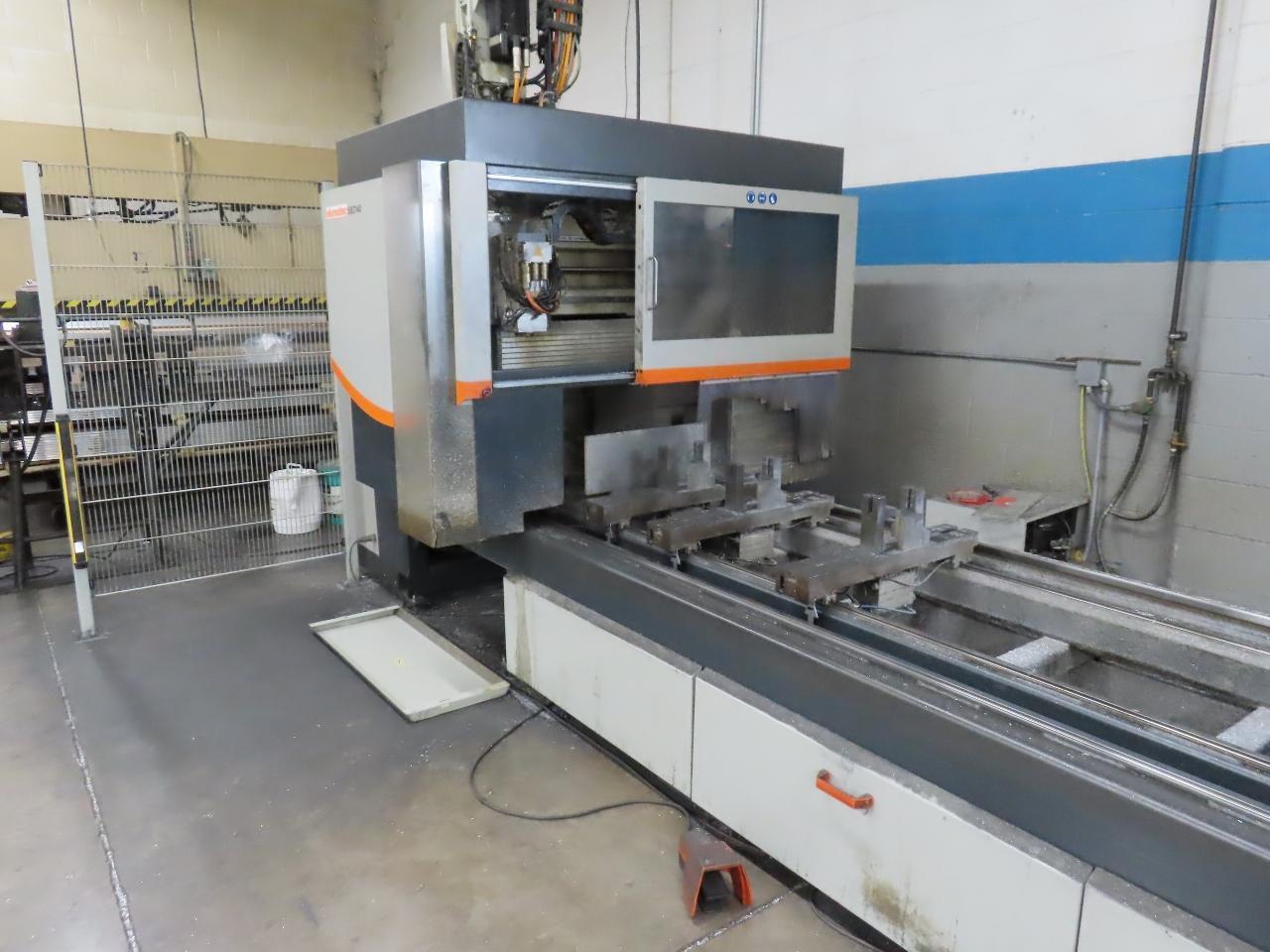 Elumatec SBZ140 / 9.7M CNC 4-Axis Profiling Mill, 9.7 Meters/ 32 Feet Z-Axis Travel, 24,000RPM Spindle