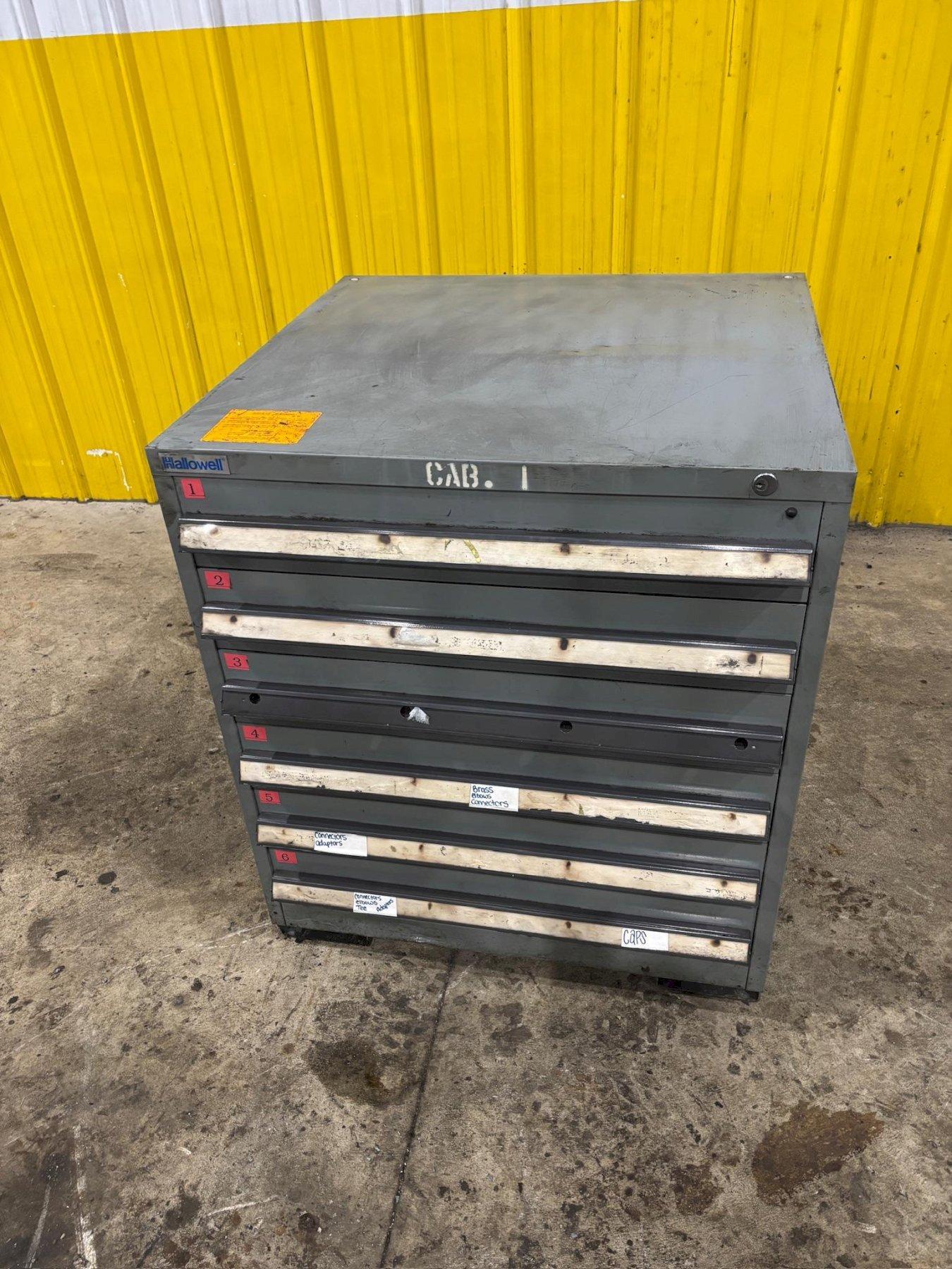 6 DRAWER VIDMAR STORAGE CABINET: STOCK #24154