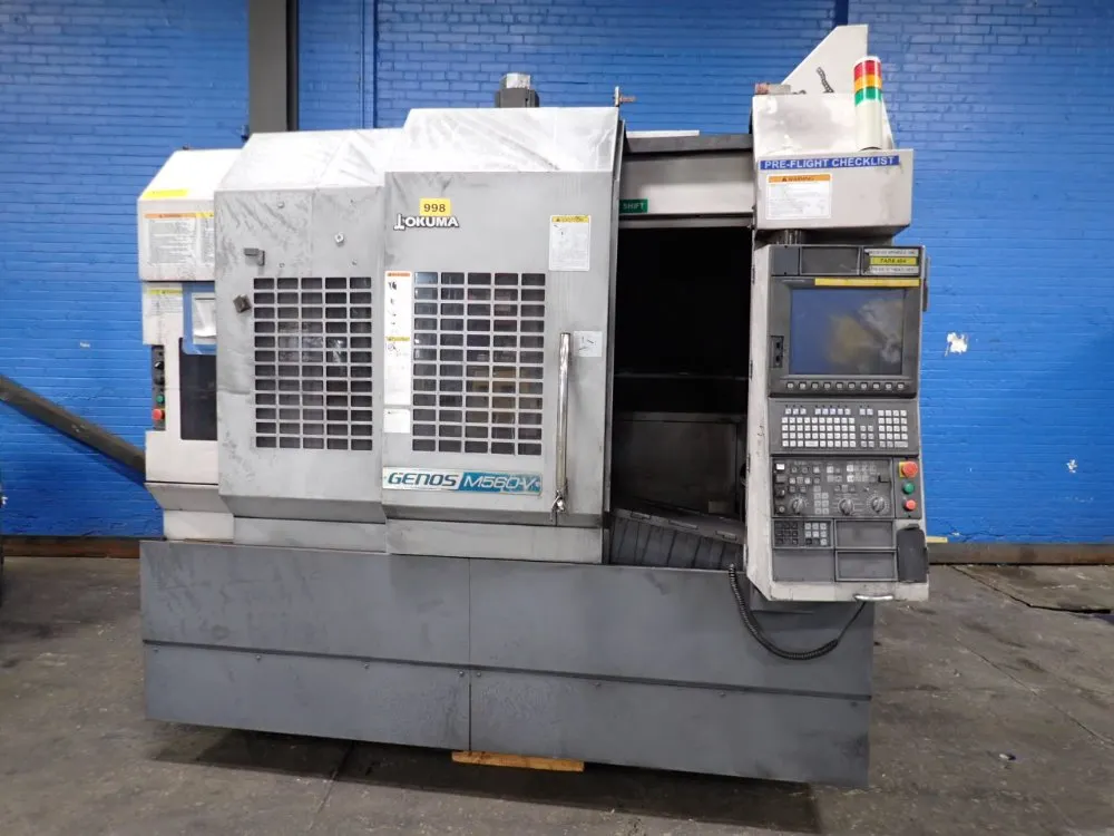 OKUMA CORPORATION 22" X 51" CNC VMC  -  GENOS M560-V