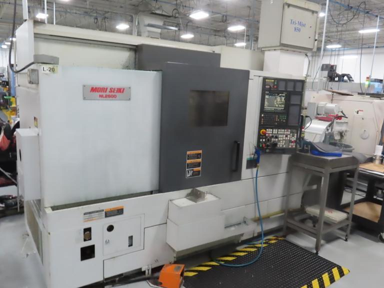 Mori Seiki NL2500MC/700 CNC Turning Center, MSX-850 CNC Control, Live Milling Capability, Tool Setter, Parts Catcher, Hi Pressure Coolant- Auction Item