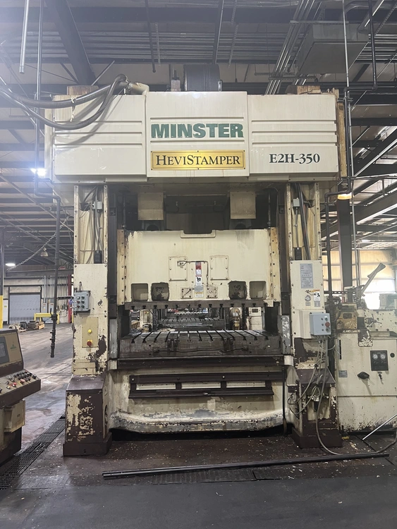 MINSTER E2H-350-86X47 SSDC PRESS, s/n 29921, STOCK# 14384J