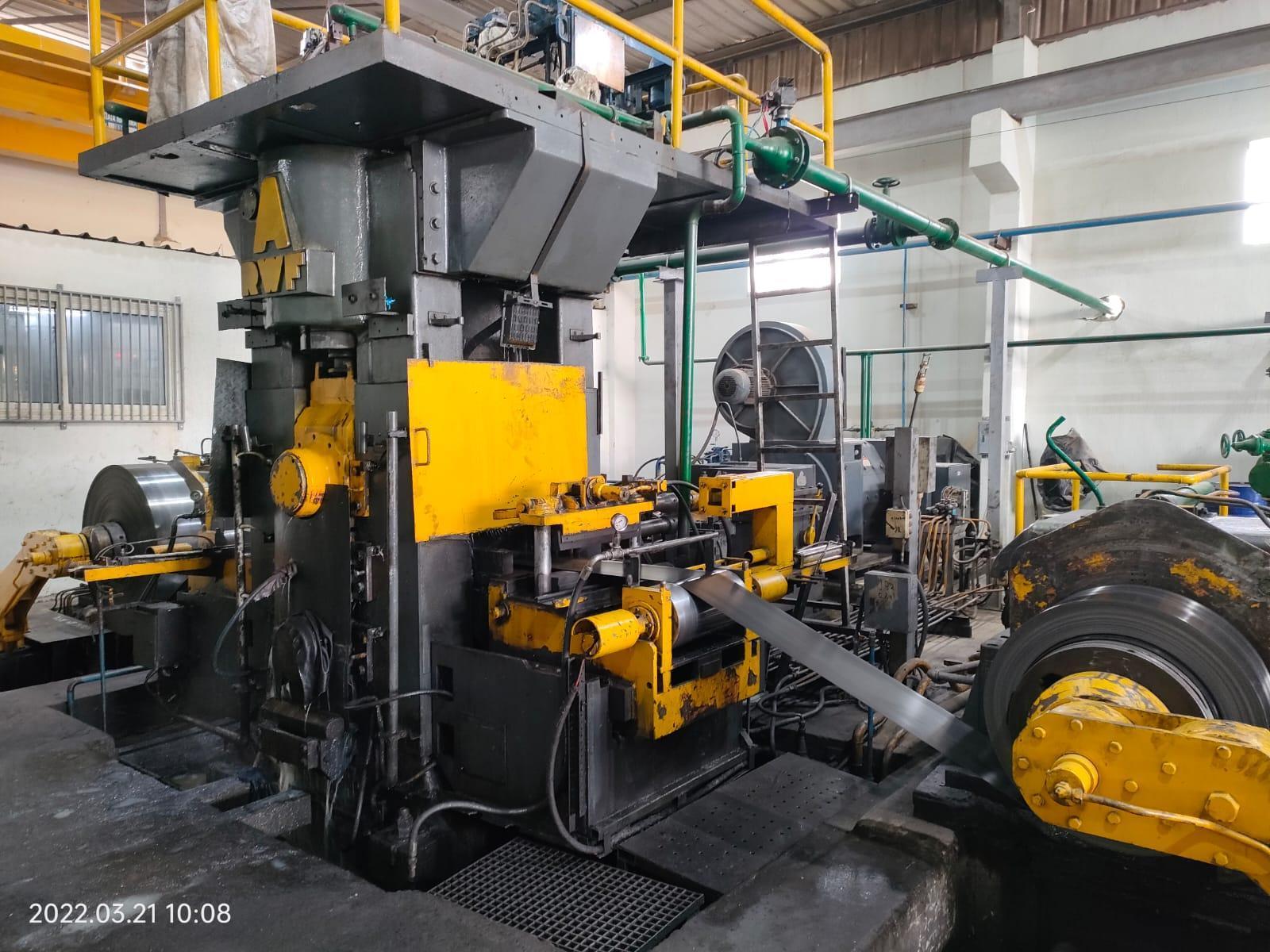 400mm x 4mm RWF-John Cockerill  4-HI Reversing Cold Rolling Mill