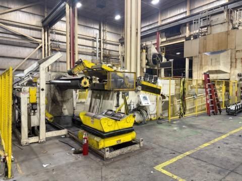 COE PRESS HSLA - High Strength Coil Feed Line - Complete Coil Feed Line 60,000 Lbs. x 72" Wide x .100" x 80 KSI