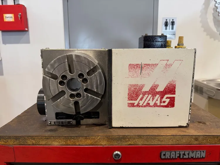 HAAS HRT-160 CNC 4th Axis Rotary Table Brush Style #7501