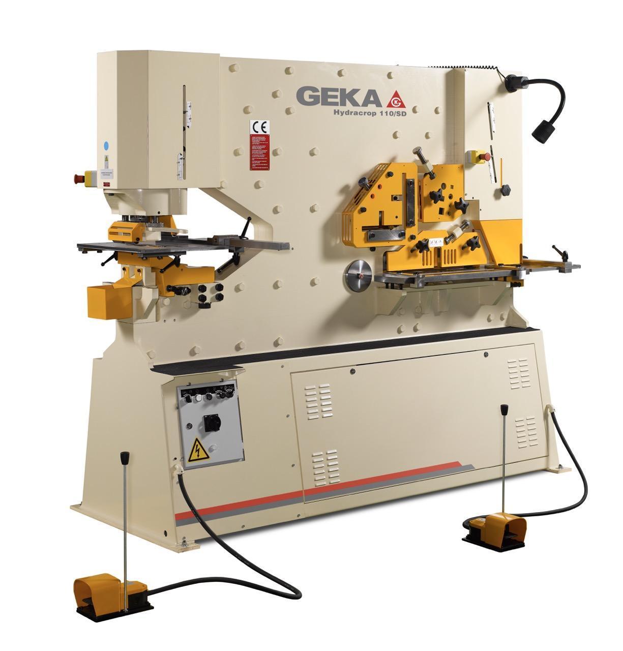 120 Ton Geka Hydracrop 110SD Ironworker, 2026 – W/2-Year Warranty, Brand New