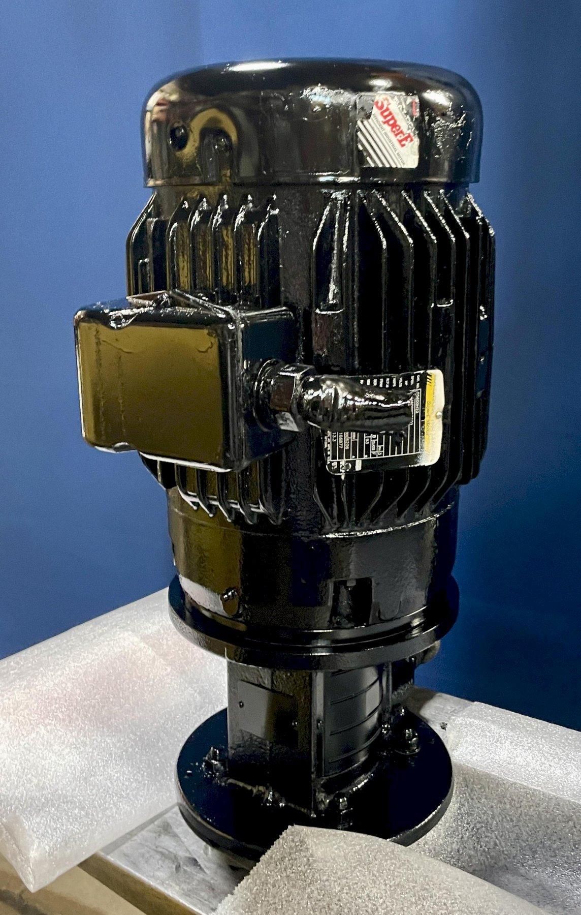 GRUNDFOS COOLANT PUMP, Mdl MTR 15-16/5 A-WB-A-HUUV, Baldor Motor 10 HP, 07H409W279G1, 3525 RPM.