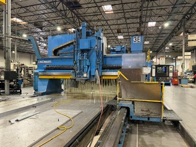 Fives Cincinnati 3 Spindle CNC Gantry Profiler