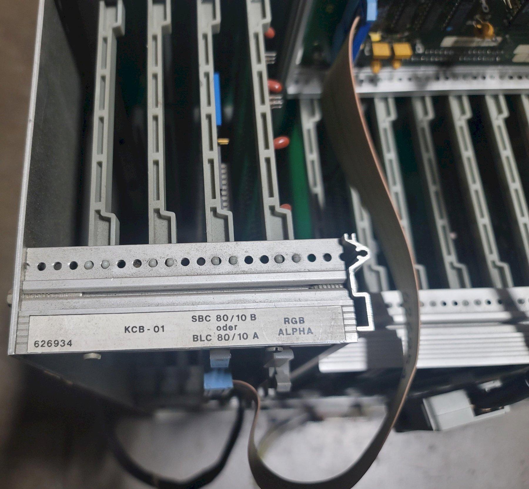 AGIE NR 616011 3 BACK BOARD BAB-01 B WITH TERMINAL SIGNAL BLOCK BOARDS STB-01 A