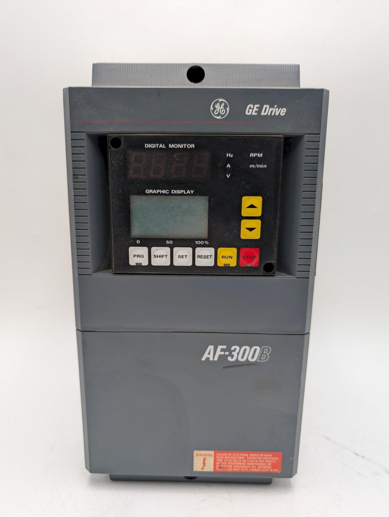 GE AF-300B Variable Frequency Drive (VFD) Model 6VAF343005B-A2 – 5 HP, 460V​