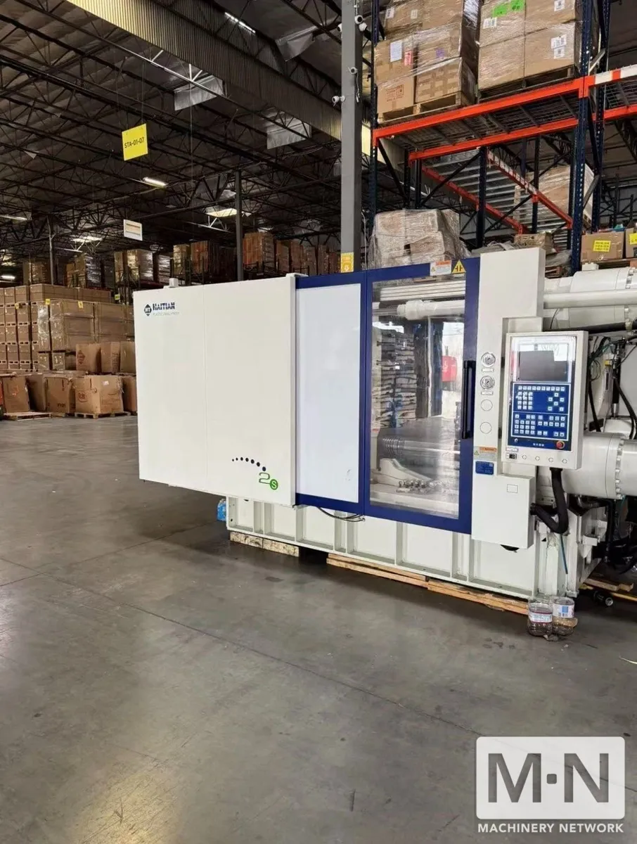 618 TON 59.7 OZ HAITIAN MODEL JU550IIS INJECTION MOLDING MACHINE MFG 2017